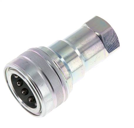 Stalen DN 20 Hydraulische Koppeling Snelkoppeling G 3/4 inch Binnendraad ISO 7241-1 B D 31.4mm