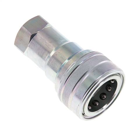 Stalen DN 20 Hydraulische Koppeling Snelkoppeling G 3/4 inch Binnendraad ISO 7241-1 B D 31.4mm