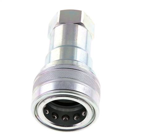 Stalen DN 20 Hydraulische Koppeling Snelkoppeling G 3/4 inch Binnendraad ISO 7241-1 B D 31.4mm