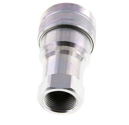 Stalen DN 40 Hydraulische Koppeling Snelkoppeling G 1 1/2 inch Binnendraad ISO 7241-1 B D 44.5mm