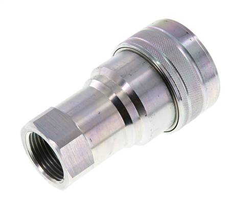 Stalen DN 25 Hydraulische Koppeling Snelkoppeling G 1 inch Binnendraad ISO 7241-1 B D 37.8mm
