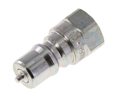 Stalen DN 6.3 Hydraulische Koppeling Insteeknippel G 1/4 inch Binnendraad ISO 7241-1 B D 14.2mm