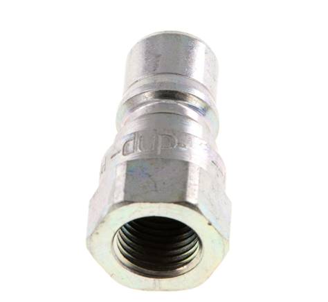 Stalen DN 6.3 Hydraulische Koppeling Insteeknippel G 1/4 inch Binnendraad ISO 7241-1 B D 14.2mm