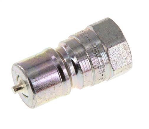 Stalen DN 10 Hydraulische Koppeling Insteeknippel G 3/8 inch Binnendraad ISO 7241-1 B D 19.1mm