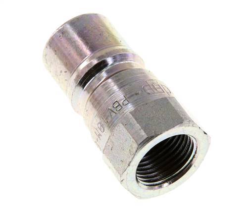 Stalen DN 10 Hydraulische Koppeling Insteeknippel G 3/8 inch Binnendraad ISO 7241-1 B D 19.1mm