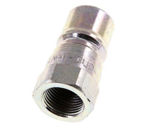 Stalen DN 10 Hydraulische Koppeling Insteeknippel G 3/8 inch Binnendraad ISO 7241-1 B D 19.1mm