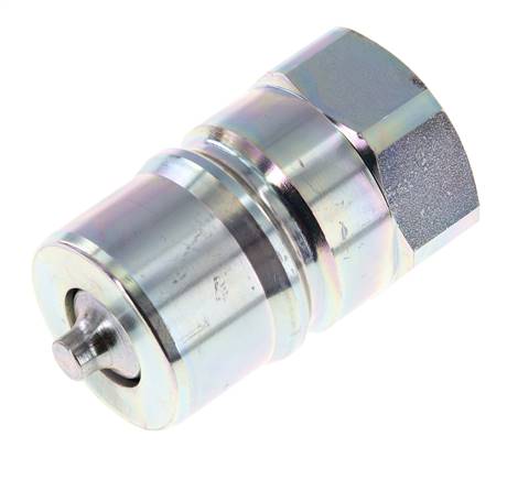 Stalen DN 25 Hydraulische Koppeling Insteeknippel G 1 inch Binnendraad ISO 7241-1 B D 37.8mm