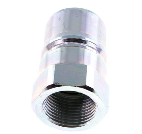 Stalen DN 25 Hydraulische Koppeling Insteeknippel G 1 inch Binnendraad ISO 7241-1 B D 37.8mm