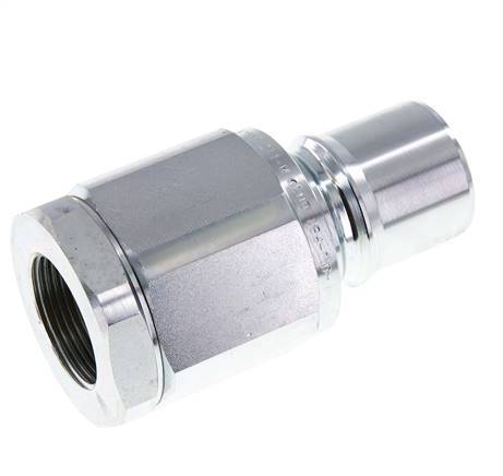 Stalen DN 40 Hydraulische Koppeling Insteeknippel G 1 1/4 inch Binnendraad ISO 7241-1 B D 44.5mm