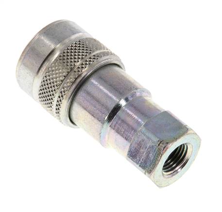 Stalen DN 5 Hydraulische Koppeling Snelkoppeling 1/8 inch NPT binnendraad ISO 7241-1 B D 10.9mm