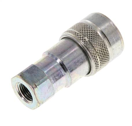 Stalen DN 5 Hydraulische Koppeling Snelkoppeling 1/8 inch NPT binnendraad ISO 7241-1 B D 10.9mm