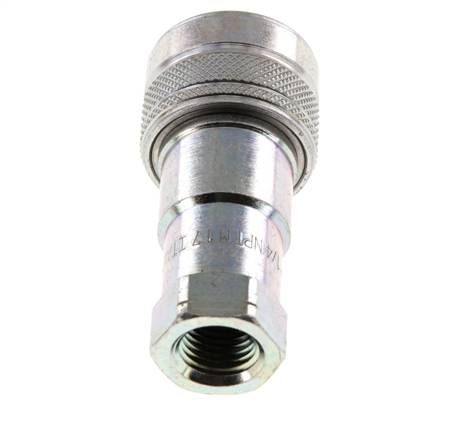 Stalen DN 6.3 Hydraulische Koppeling Snelkoppeling 1/4 inch NPT binnendraad ISO 7241-1 B D 14.2mm