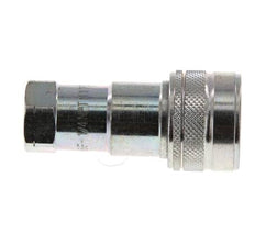 Stalen DN 6.3 Hydraulische Koppeling Snelkoppeling 1/4 inch NPT binnendraad ISO 7241-1 B D 14.2mm