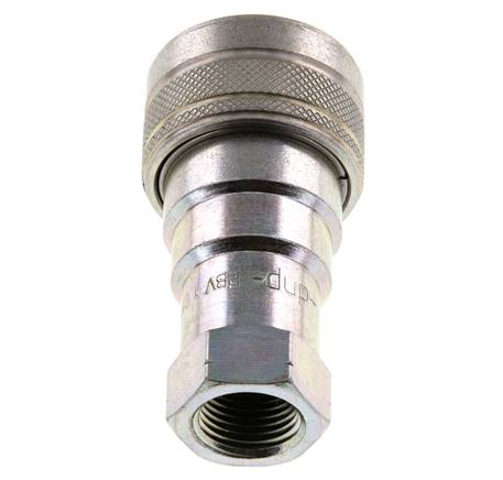 Stalen DN 10 Hydraulische Koppeling Snelkoppeling 3/8 inch NPT binnendraad ISO 7241-1 B D 19.1mm