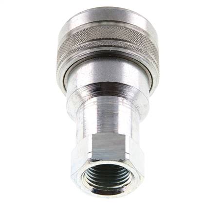 Stalen DN 12.5 Hydraulische Koppeling Snelkoppeling 1/2 inch NPT binnendraad ISO 7241-1 B D 23.5mm