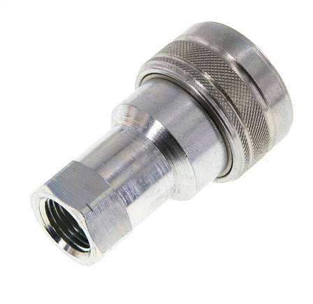 Stalen DN 12.5 Hydraulische Koppeling Snelkoppeling 1/2 inch NPT binnendraad ISO 7241-1 B D 23.5mm