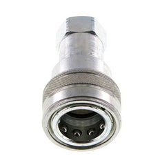 Stalen DN 12.5 Hydraulische Koppeling Snelkoppeling 1/2 inch NPT binnendraad ISO 7241-1 B D 23.5mm