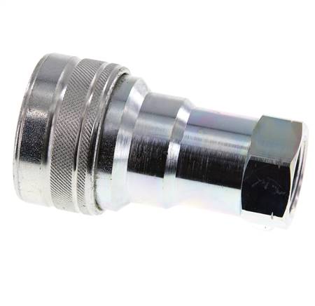 Stalen DN 20 Hydraulische Koppeling Snelkoppeling 3/4 inch NPT binnendraad ISO 7241-1 B D 31.4mm