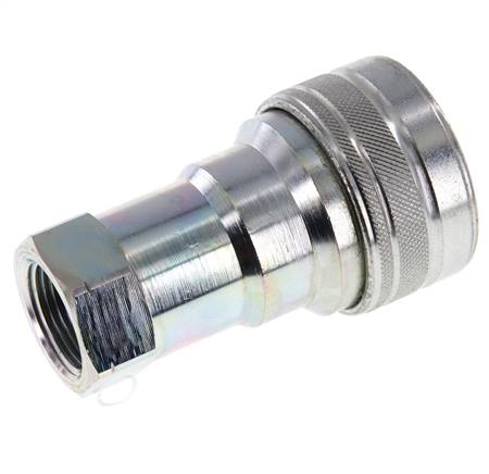 Stalen DN 20 Hydraulische Koppeling Snelkoppeling 3/4 inch NPT binnendraad ISO 7241-1 B D 31.4mm