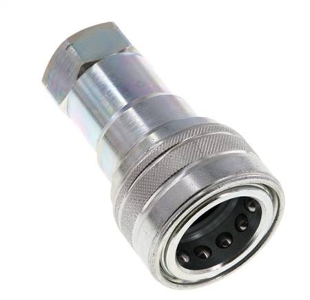 Stalen DN 20 Hydraulische Koppeling Snelkoppeling 3/4 inch NPT binnendraad ISO 7241-1 B D 31.4mm