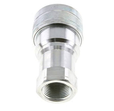 Stalen DN 40 Hydraulische Koppeling Snelkoppeling 1 1/2 inch NPT binnendraad ISO 7241-1 B D 44.5mm