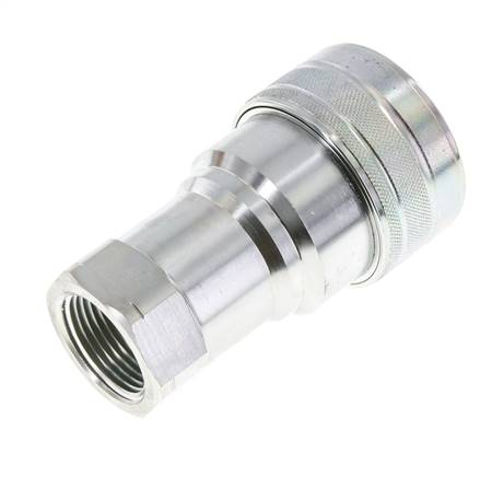 Stalen DN 40 Hydraulische Koppeling Snelkoppeling 1 1/2 inch NPT binnendraad ISO 7241-1 B D 44.5mm