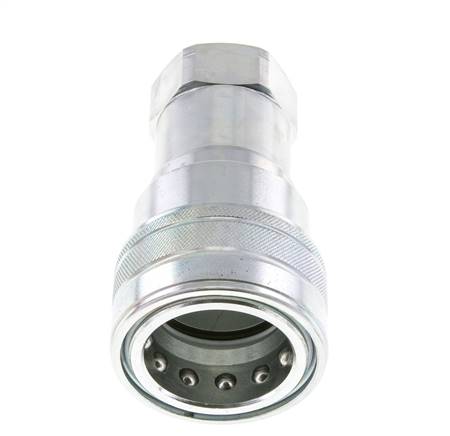 Stalen DN 25 Hydraulische Koppeling Snelkoppeling 1 inch NPT binnendraad ISO 7241-1 B D 37.8mm