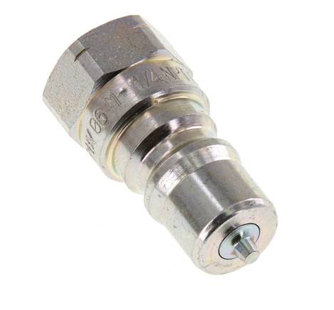 Stalen DN 6.3 Hydraulische Koppeling Insteeknippel 1/4 inch NPT binnendraad ISO 7241-1 B D 14.2mm