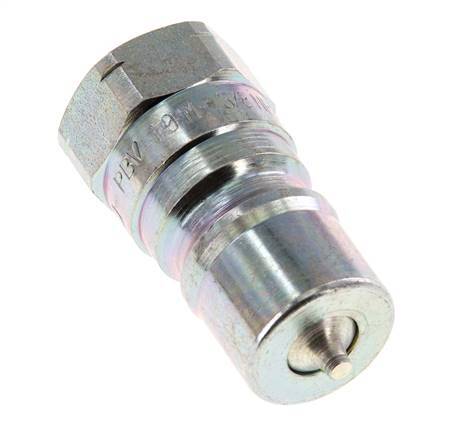 Stalen DN 10 Hydraulische Koppeling Insteeknippel 3/8 inch NPT binnendraad ISO 7241-1 B D 19.1mm