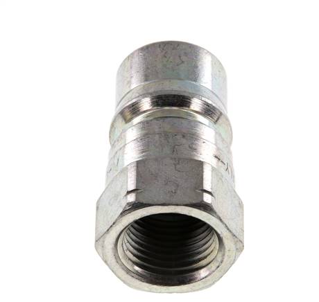 Stalen DN 12.5 Hydraulische Koppeling Insteeknippel 1/2 inch NPT binnendraad ISO 7241-1 B D 23.5mm