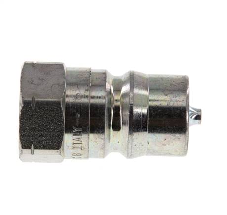 Stalen DN 12.5 Hydraulische Koppeling Insteeknippel 1/2 inch NPT binnendraad ISO 7241-1 B D 23.5mm
