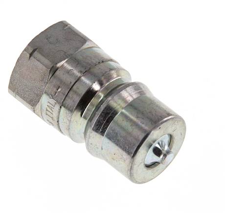 Stalen DN 12.5 Hydraulische Koppeling Insteeknippel 1/2 inch NPT binnendraad ISO 7241-1 B D 23.5mm