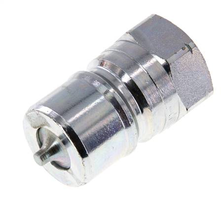 Stalen DN 20 Hydraulische Koppeling Insteeknippel 3/4 inch NPT binnendraad ISO 7241-1 B D 31.4mm