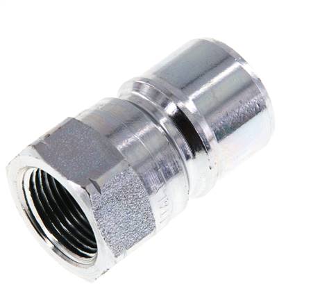 Stalen DN 20 Hydraulische Koppeling Insteeknippel 3/4 inch NPT binnendraad ISO 7241-1 B D 31.4mm