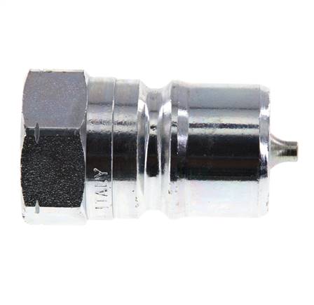 Stalen DN 20 Hydraulische Koppeling Insteeknippel 3/4 inch NPT binnendraad ISO 7241-1 B D 31.4mm
