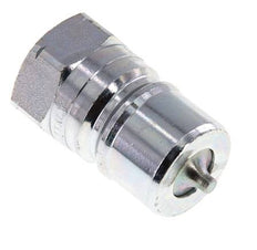 Stalen DN 20 Hydraulische Koppeling Insteeknippel 3/4 inch NPT binnendraad ISO 7241-1 B D 31.4mm