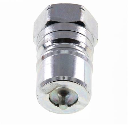 Stalen DN 20 Hydraulische Koppeling Insteeknippel 3/4 inch NPT binnendraad ISO 7241-1 B D 31.4mm