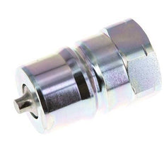 Stalen DN 25 Hydraulische Koppeling Insteeknippel 1 inch NPT binnendraad ISO 7241-1 B D 37.8mm