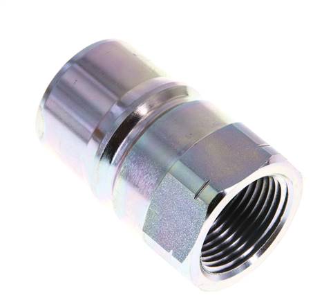 Stalen DN 50 Hydraulische Koppeling Insteeknippel 2 inch NPT binnendraad ISO 7241-1 B D 63.2mm