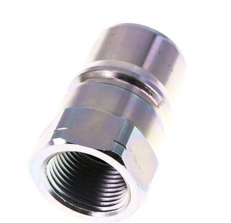 Stalen DN 25 Hydraulische Koppeling Insteeknippel 1 inch NPT binnendraad ISO 7241-1 B D 37.8mm