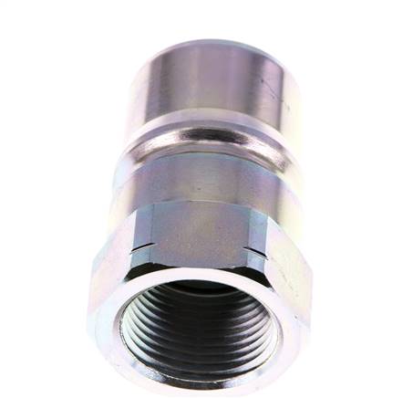 Stalen DN 50 Hydraulische Koppeling Insteeknippel 2 inch NPT binnendraad ISO 7241-1 B D 63.2mm