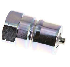 Stalen DN 25 Hydraulische Koppeling Insteeknippel 1 inch NPT binnendraad ISO 7241-1 B D 37.8mm