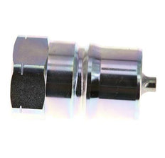 Stalen DN 50 Hydraulische Koppeling Insteeknippel 2 inch NPT binnendraad ISO 7241-1 B D 63.2mm