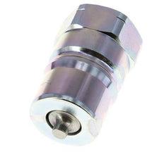 Stalen DN 25 Hydraulische Koppeling Insteeknippel 1 inch NPT binnendraad ISO 7241-1 B D 37.8mm
