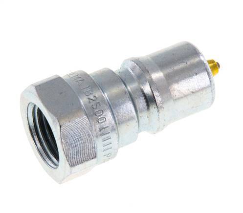 Stalen DN 6.3 Hydraulische Koppeling Insteeknippel G 1/4 inch Binnendraad Drukontlasting ISO 7241-1 B D 14.2mm