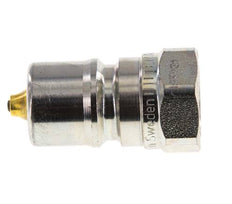 Stalen DN 10 Hydraulische Koppeling Insteeknippel G 3/8 inch Binnendraad Drukontlasting ISO 7241-1 B D 19.1mm