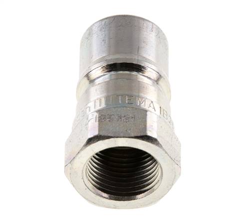 Stalen DN 10 Hydraulische Koppeling Insteeknippel G 3/8 inch Binnendraad Drukontlasting ISO 7241-1 B D 19.1mm
