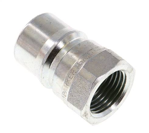 Stalen DN 12.5 Hydraulische Koppeling Insteeknippel G 1/2 inch Binnendraad Drukontlasting ISO 7241-1 B D 23.5mm