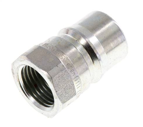 Stalen DN 12.5 Hydraulische Koppeling Insteeknippel G 1/2 inch Binnendraad Drukontlasting ISO 7241-1 B D 23.5mm