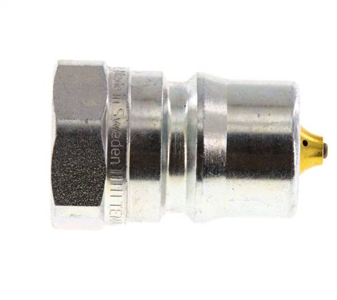 Stalen DN 12.5 Hydraulische Koppeling Insteeknippel G 1/2 inch Binnendraad Drukontlasting ISO 7241-1 B D 23.5mm